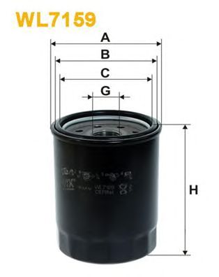 WIX FILTERS wl7159 -  Масляный фильтр